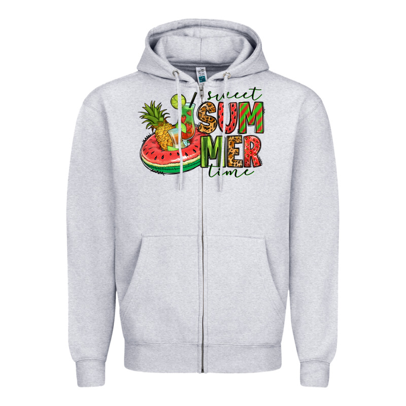 Sweet Summer Time Zipper Hoodie by Jasminsmagicworld | Teevron
