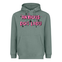 Sage anxious dog lady Heavyweight Hoodie - MaliasSmallBusiness