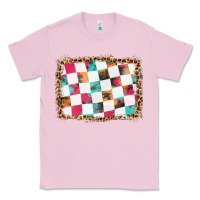 Bubblegum Pink race background with leopard frame Classic Tee - HRA Design Shop