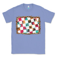 Colony Blue race background with leopard frame Classic Tee - HRA Design Shop