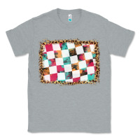 Heather Grey race background with leopard frame Classic Tee - HRA Design Shop