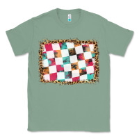 Sage race background with leopard frame Classic Tee - HRA Design Shop