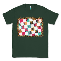Sports Green race background with leopard frame Classic Tee - HRA Design Shop