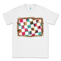 White race background with leopard frame Classic Tee - HRA Design Shop