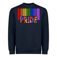 Navy barcode pride Heavyweight Sweatshirt - texasbilliewilder