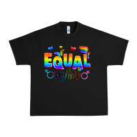 Black equal rights Urban Heavy Tee - Zillion Design Studio