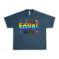 Midnight Navy equal rights Urban Heavy Tee - Zillion Design Studio