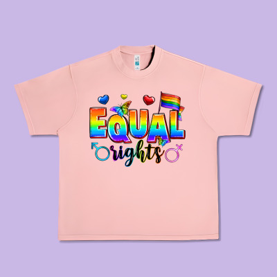 Equal Rights Urban Heavy Tee Designed By Zillion Design Studio