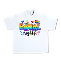 White equal rights Urban Heavy Tee - Zillion Design Studio