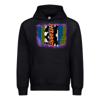 Black Purple Glitter Western Farm Life Brush Strokes Urban Hoodie - Bettercallsaul