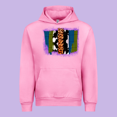 Purple Glitter Western Farm Life Brush Strokes Urban Hoodie Designed By Bettercallsaul