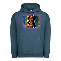 Pigment Midnight Navy Purple Glitter Western Farm Life Brush Strokes Urban Hoodie - Bettercallsaul