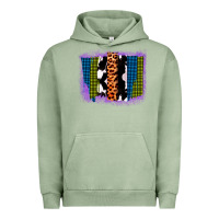 Pigment Oil Green Purple Glitter Western Farm Life Brush Strokes Urban Hoodie - Bettercallsaul