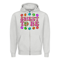 Sweet To Be Candy Zipper Hoodie | Teevron