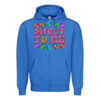 True Royal sweet to be candy Zipper Hoodie - AdoDesignShop