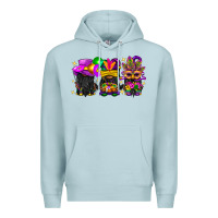 Blue Mist Mardi Gras afro gnomies Premium Hoodie - BundleAndBundleShop