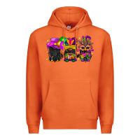 Carrot Mardi Gras afro gnomies Premium Hoodie - BundleAndBundleShop
