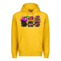 Lemon Mardi Gras afro gnomies Premium Hoodie - BundleAndBundleShop