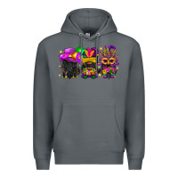 Rock Mardi Gras afro gnomies Premium Hoodie - BundleAndBundleShop