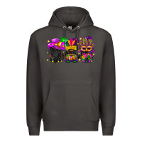 Smoke Mardi Gras afro gnomies Premium Hoodie - BundleAndBundleShop