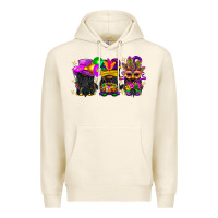 Tofu Mardi Gras afro gnomies Premium Hoodie - BundleAndBundleShop