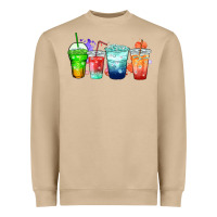 Mushroom tea junkie coffee cups Heavyweight Sweatshirt - Zillion Design Studio