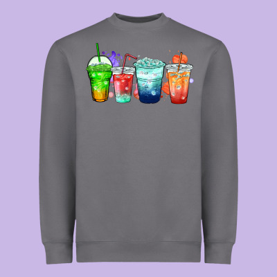 Heavyweight Sweatshirt tea junkie coffee cups