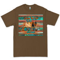 Cacao life is better with chickens around chicken coop Premium Tee - Artiststas