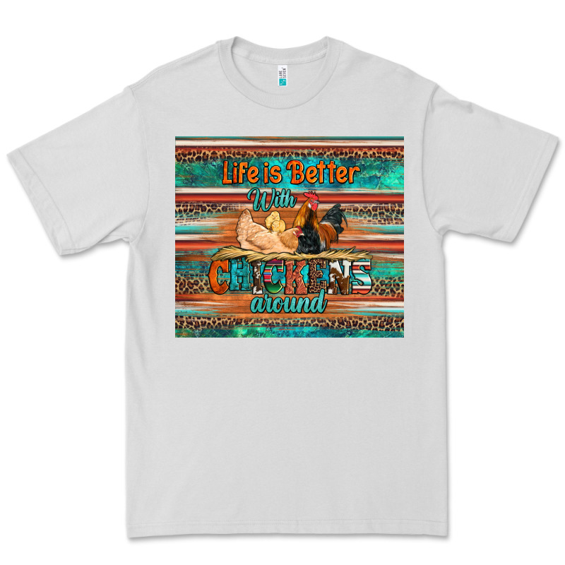 Life Is Better With Chickens Around Chicken Coop Premium Tee by Artiststas | Teevron
