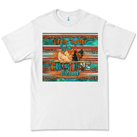 White life is better with chickens around chicken coop Premium Tee - Artiststas