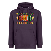 Plum social battery Heavyweight Hoodie - MaliasSmallBusiness