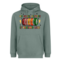 Sage social battery Heavyweight Hoodie - MaliasSmallBusiness