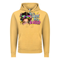 Vintage Mustard 80s made 90s raised messy bun Vintage Hoodie - texasbilliewilder