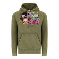 Vintage Olive 80s made 90s raised messy bun Vintage Hoodie - texasbilliewilder