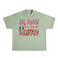 Oil Green In May We Wear Gray Urban Heavy Tee - texasbilliewilder