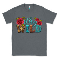 Charcoal Heather stay wild Classic Tee - HRA Design Shop