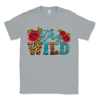 Heather Grey stay wild Classic Tee - HRA Design Shop