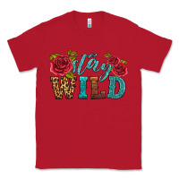 Red stay wild Classic Tee - HRA Design Shop