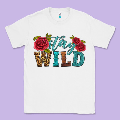 Stay Wild Classic Tee Designed By Hra Design Shop