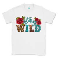 White stay wild Classic Tee - HRA Design Shop