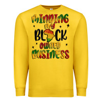 Lemon minding my black owned business Premium Sweatshirt - MaliasSmallBusiness