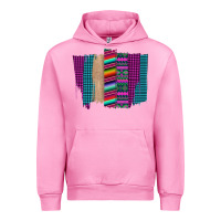Fuchsia Pink Western Farm Life Serape Brush Stroke Urban Hoodie - Bettercallsaul