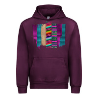 Mauve Wine Western Farm Life Serape Brush Stroke Urban Hoodie - Bettercallsaul