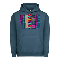 Pigment Midnight Navy Western Farm Life Serape Brush Stroke Urban Hoodie - Bettercallsaul