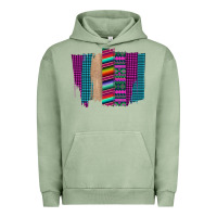 Pigment Oil Green Western Farm Life Serape Brush Stroke Urban Hoodie - Bettercallsaul