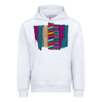 White Western Farm Life Serape Brush Stroke Urban Hoodie - Bettercallsaul