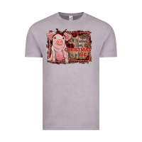 Vintage Zinc all i want for christmas is a pig sitting pig Vintage Tee - RanaPortraitStore