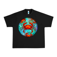 Black crab Urban Heavy Tee - BarkalooDesign