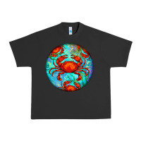 Pigment Black crab Urban Heavy Tee - BarkalooDesign