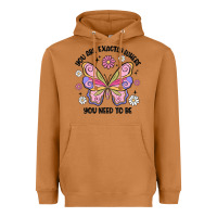 Meerkat you are exactly where you need to be Heavyweight Hoodie - MaliasSmallBusiness